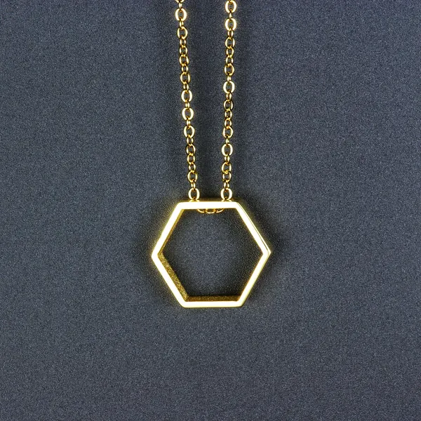 Hexagon Necklace — Flat(ヘキサゴン ネックレス(フラット))