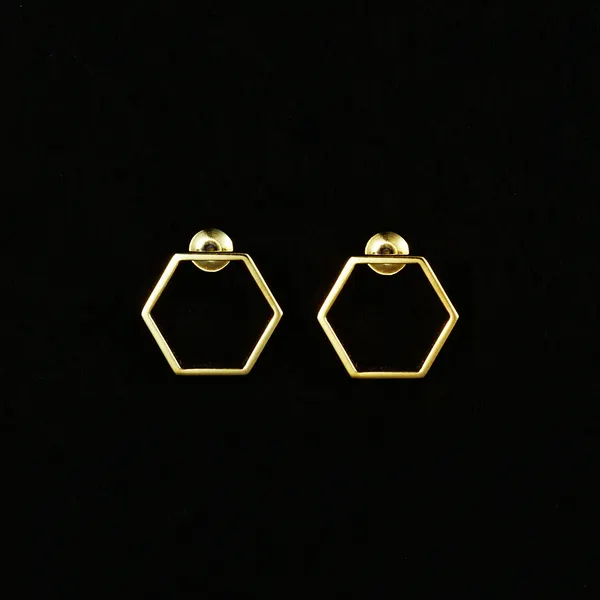 Hexagon Pierce — Flat(ヘキサゴン ピアス(フラット))